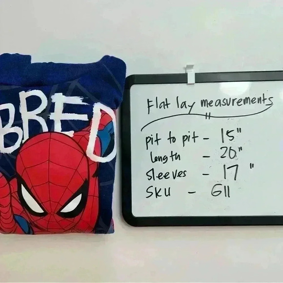 Marvel Kids Spiderman Webbed Wonder Hoodie Blue Boy's Size 6 - Picture 3 of 8